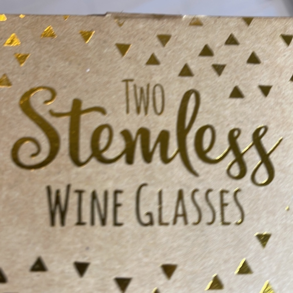 Stemless wine glass tumblers 2 piece set 22 oz. - Picture 4 of 6